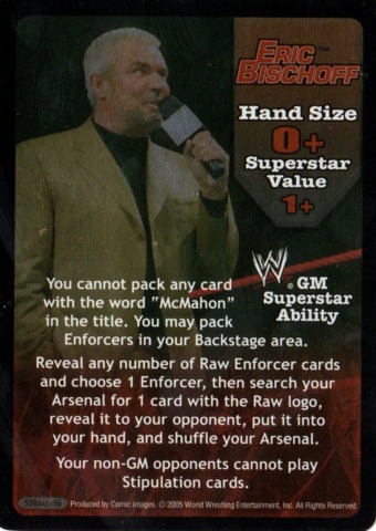 Eric Bischoff Superstar Card (SS3)